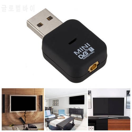 Video TV Stick Mini USB 2.0 Laptop Desktop HDTV DVB-T Antenna Receiver Tuner for Household Television Playing Decoration