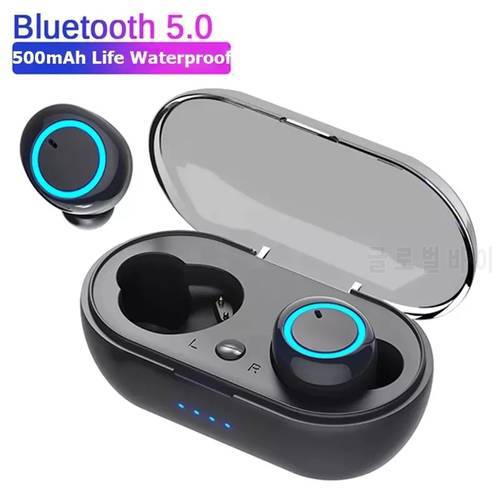 TWS Bluetooth headset Wireless Bluetooth 5.0 headset Stereo Video Game headset Sports headset with phone Charging box