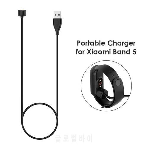 USB Charger Wire for Xiaomi Mi Band 2/3/4/5 Smart Wristband Bracelet Replacement Dock Charging Cable Fast Charging Cable