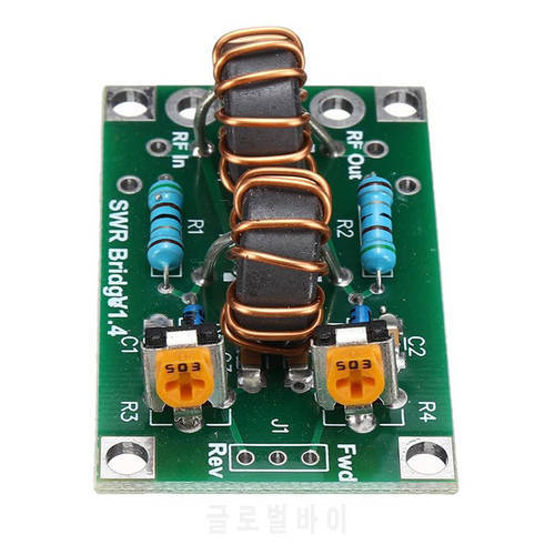 1.8M-30MHz/3.5-30MHz RF SWR Standing Wave Ratio Bridge Radio Frequency Reflective Module for RF Network DIY Board Kit Accessory