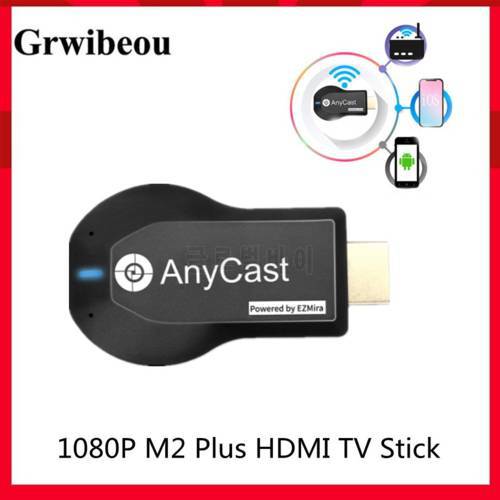 Grwibeou 1080P M2 Plus HDMI TV Stick Wifi Display TV Dongle Receiver Anycast DLNA Share Screen For IOS Android Miracast Airplay