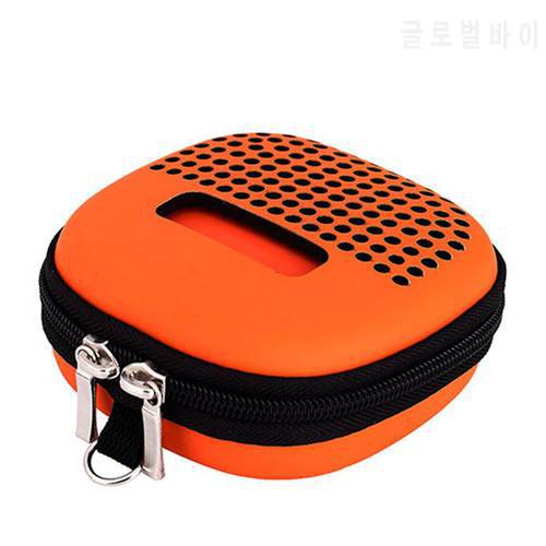 Speaker Carrying Case for bose soundlink micro Bluetooth Speaker Shockproof EVA Storage Bag with Buckle Hook for Outdoor Travel