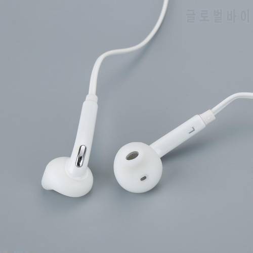 White Wired 3.5mm Headphones In-ear Headphones With Microphone For Huawei Xiaomi S6 Mobile Phone Earphone Earbuds