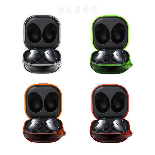 For Samsung Galaxy Buds Live Headset Case Transparent Wireless Earphone Protective Cover Portable Waterproof Headphone Cover