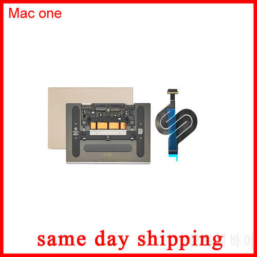 Original Laptop A1534 Trackpad Touchpad With Cable For Macbook Retina 12&39&39 A1534 Trackpad Touchpad 2015 Gold Color