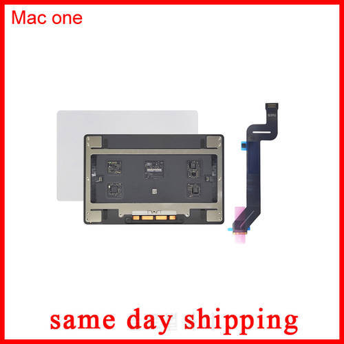 Tested Original New A2141 Touchpad for MacBook Pro Retina 16“ A2141 Trackpad With Cable 2019 Year Replacement Silver Color