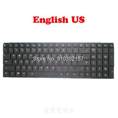 English US UK TW Colourful Backlit Keyboard For Gigabyte For AERO 17 KC For AERO 17 SA WA XA For AERO 17 SB KB WB XB YB No Frame