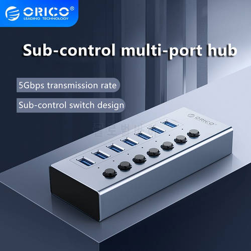 ORICO Industrial Usb Hub 7/10/13 Port Aluminum USB 3.0 Splitter Dock Station for Pc Accessories Usb Adapter Orico Official Store