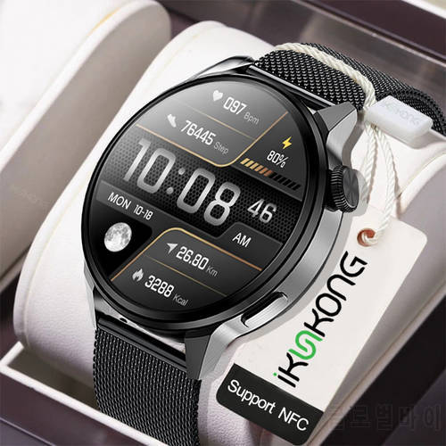 New Fashion NFC Smart Watch Men Bluetooth Call Sport GPS Track Watches Women Heart Rate ECG Smartwatch For Samsung Huawei Xiaomi