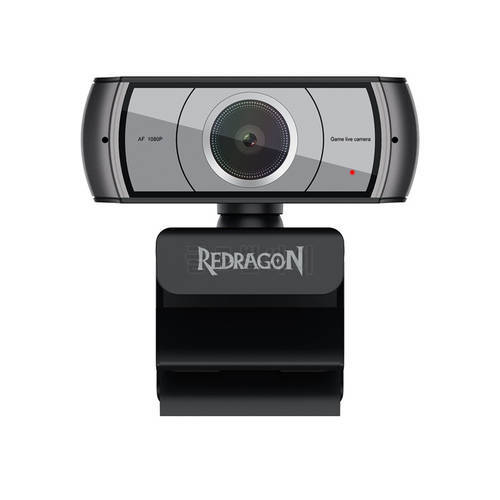 Redragon GW900 APEX USB HD Webcam autofocus Built-in Microphone 1920 X 1080P 30fps Web Cam Camera for Laptop MAC PC Desktop