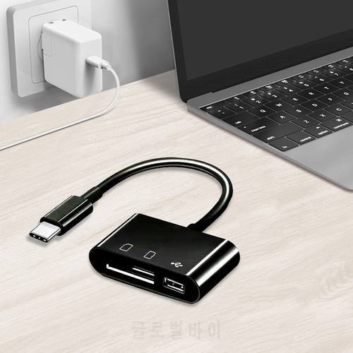 Type C To SD Card Reader OTG USB Cable Micro SD/TF Card Reader Adapter Data Transfer for Macbook CellPhone Samsung Huawei