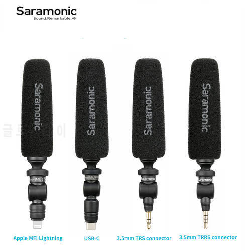 Saramonic SmartMic5 Super-Long Unidirectional Microphone for USB-C iOS Dv Camera Camcorder Smartphone Tablet Vlog Stream Record