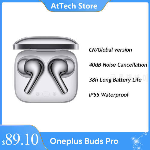 Original OnePlus Buds Pro Global Version WIRELESS Headphone Noise Canceling TWS Bluetooth Earphones For OnePlus 9 Pro 9R 10 Pro