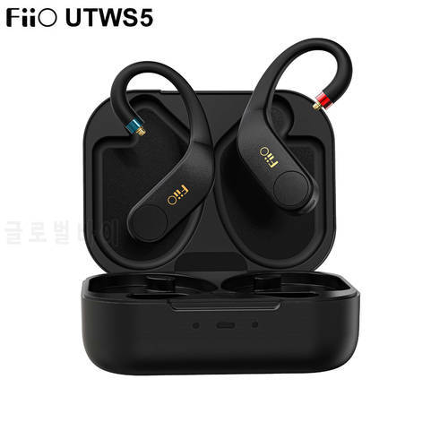 FiiO UTWS5 True Wireless Bluetooth Amplifier 96kHz/24bit Hi-res wireless QCC5141 AK4332 D/A Chip MMCX with Charging Case