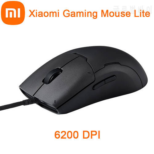 Original Xiaomi Game Mouse Lite RGB Backlight 6200 DPI Five Gears Adjusted 80 Million Hits TTC Micro Move Gaming Mouse