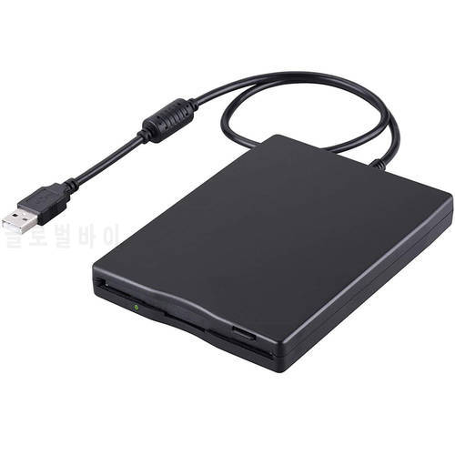 USB Floppy Disk Reader Drive 3.5” External Portable 1.44 MB FDD Diskette Drive for Windows 7 8 2000 XP Vista PC Laptop Desktop
