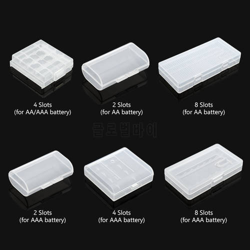Soshine Waterproof Hard Plastic Battery Case Holder Storage Boxes for AA AAA Battery Box Container Bag Case Organizer Box Case