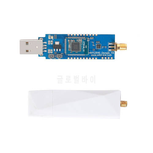 NRF52840 USB Dongle PA+LNA Long Range Bluetooth 5 Gateway Transponder External Antenna NRF52840 Bluetooth Gateway