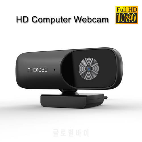 HD 1080P Webcam Mini Computer PC WebCamera with USB Plug Rotatable Cameras for Live Broadcast Video Calling Conference Metting