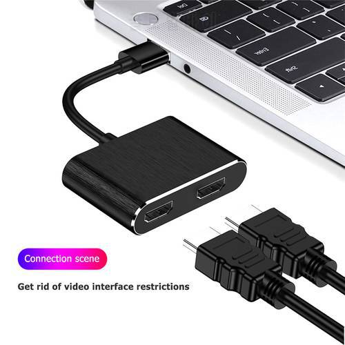 Type-C to 4K HDMI-compatible VGA USB C 3.0 Hub Adapter for MacBook Nintendo Samsung S20 Dex Huawei Matebook Xiaomi 10 TV
