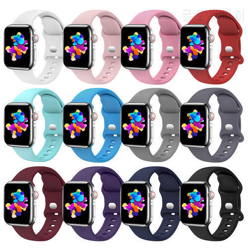 12 Pack Watch Bands For Apple Watch Bands 42mm 44mm 45mm Soft Silicone Sport Strap Women Men For iWatch Series 7 6 5 4 3 2 1 SE
