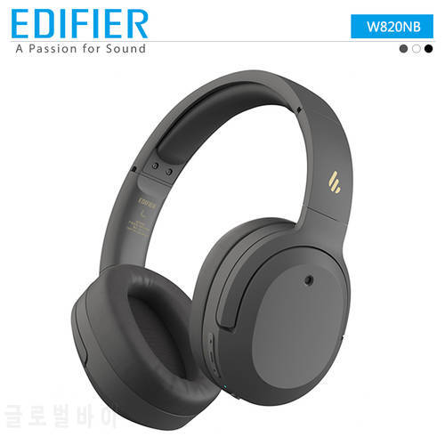 EDIFIER W820NB Wireless Headphones Hybrid ANC Active Noise Cancelling Hi-Res Audio Bluetooth 5.0 40mm Driver Bluetooth Headset