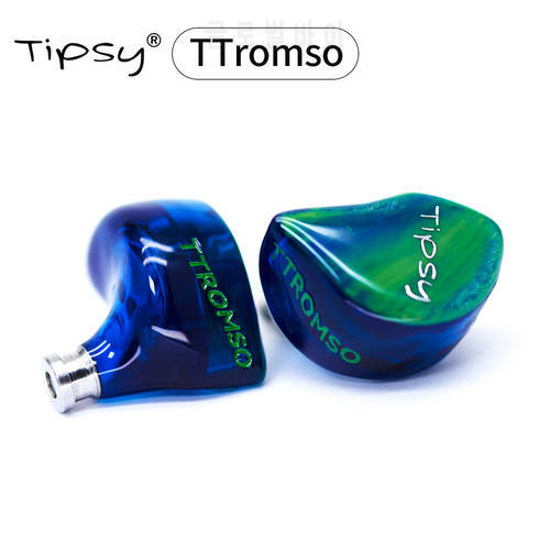 Tipsy TTromso LCD Diaphragm High Resolution Dynamic Unit In-Ear Earphone with 0.78 2Pin 3.5mm Cable