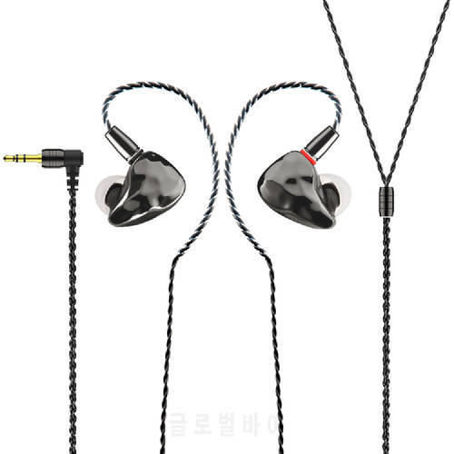 IKKO OH10 in-Ear Monitor 1BA+1DD Detachable Design in-Ear Headphones Music HIFI Earphone Dual Hybrid Earbuds Headset Gamer