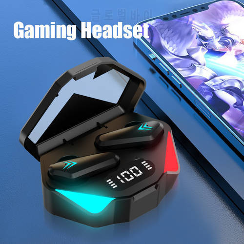 TWS Gaming Headset Bluetooth 5.0 Earphones 2022 New Sport Waterproof Wireless Bluetooth Headphones HiFi Stereo Earbuds Headsets