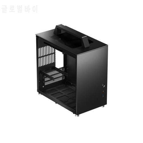 JONSBO T8 PLUS (Handle ITX chassis/support dual specification power supply/210MM long MINI graphics card)