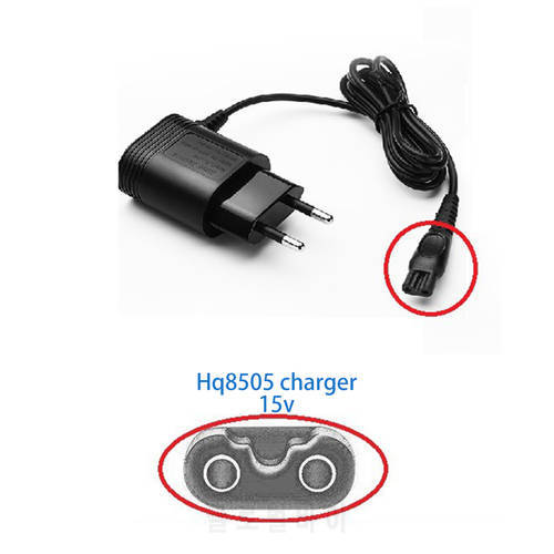 15V 5.4W 2-Prong Charger EU Plug Power Adapter for PHILIPS Shavers HQ8505 HQ6070 HQ6075 HQ6090 HQ8500 HQ6070 HQ6073 HQ6076