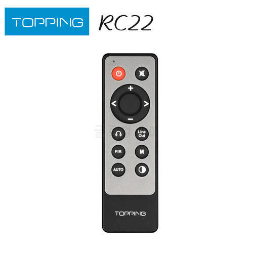 TOPPING RC22 Remote Control For TOPPING DX3 PRO+/EX5/D90SE/D70S/E30/E50/D50S/D30 PRO