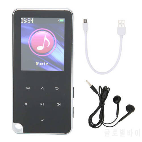 1.8 Inch Digital Music Player Bluetooth 4.0 Music Player with Recording Function for Walking Running Portable Music Player