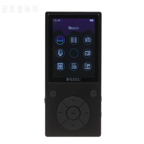 RUIZU D11 8GB MP3 MP4 Player Bluetooth Music Player FM Radio Voice with 3.5mm Earphone Speaker Support Stopwatch Alarm Clock