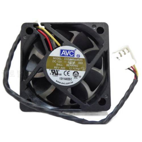 50mm 5cm Cooling Fans For AVC DASA0510B2H P001 DC 12V 0.22A 50x50x10mm Ball Bearing Server Cooling Fan