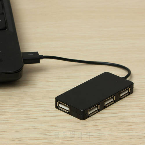 4 Ports High Speed USB 2.0 Hub Multi Splitter Expansion for PC Laptop Splitter USB2.0 Hub 4-Port Multipurpose Separator