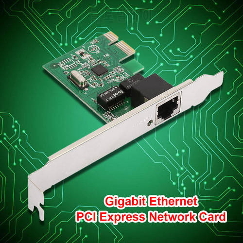 10/100/1000Mbps Network Card Gigabit Ethernet PCI Express Network Card PCIe RJ45 LAN Network Adapter for Desktop PC Driver Free