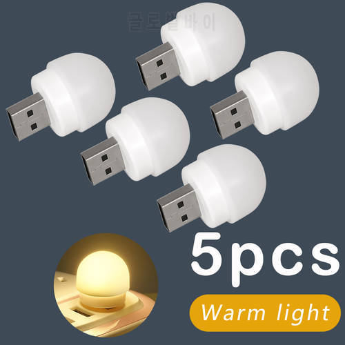 Car Mini USB LED Atmosphere Lights Bedroom Decorative Lamp Emergency Lighting Portable Plug and Play Reading Light Night Light