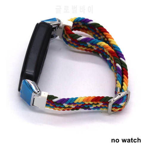 For Huawei Honor Band 6 strap bracelet nylon braided elastic with adjustable buckle Wrist circumference 155mm-220mm