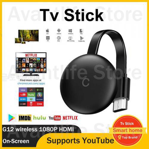 G12 Tv Stick Voor 4K Hd Compatibele Mediaspeler G12 Wifi Display Dongle Screen Mirroring 1080P Hd Tv Dropshipping