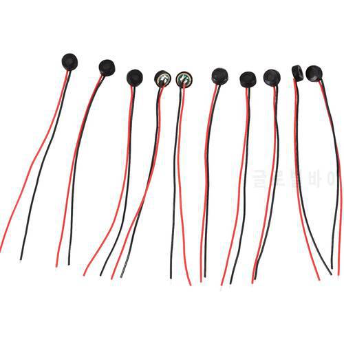 10pcs Electret Condenser MIC 4mm x 2mm for PC Phone MP3 MP4