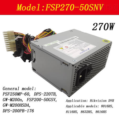 Original Hikvision DVR Power Supply FSP270-50SNV PSF250MP-60 Monitoring Power Supply