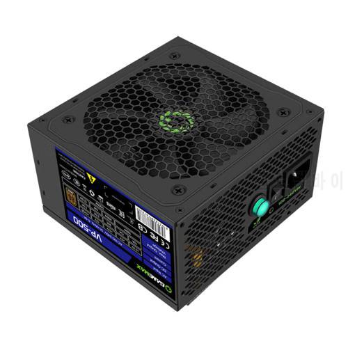 Gamemax VP-500 Power supply 500w for pc With APFC Function 80+ Bronze AC,FULL RANGE (100-240v) 12cm Fluid Dynamic Fan type