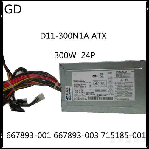 GD Original For HP 300W D11-300N1A 24Pin ATX Power Supply 667893-001 667893-003 715185-001 Full Tested Fast Shipping