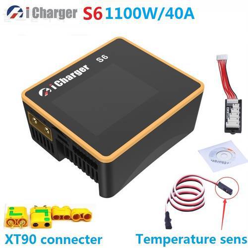 iCharger S6 1100W 40A Smart Battery Balance Charger Discharger For LiPo Lilo LiFe LiHV LTO NiZn batteries