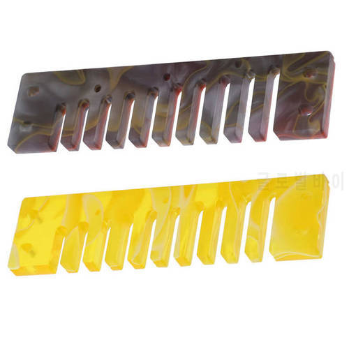 Harmonica Combs Mouth Organ Combo Parts Acrylic for Deluxe for Music Players for Marine Band Crossover for HOHNER