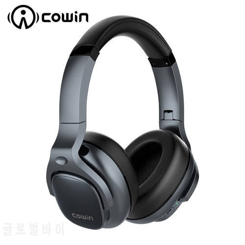 COWIN E9[2022] Active Noise Cancelling Headphones aptX HD AAC Bluetooth 5.0 Headphone Wireless Headset with Mic 30H Playtime ANC