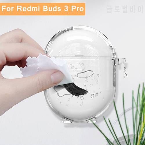 Clear Case For Xiaomi Redmi Buds 3 Pro / Airdots 2 / 3 Pro 3pro Poco Protective Shell Redmy Buds3pro Silicone Transparent Cover
