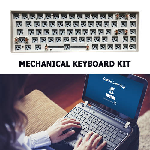 TESTER68 Customized Mechanical Keyboard Kit Hot Swap Kit Dual Mode Bluetooth Dual Mode Bluetooth 2.4G Bluetooth-compatible 5.0