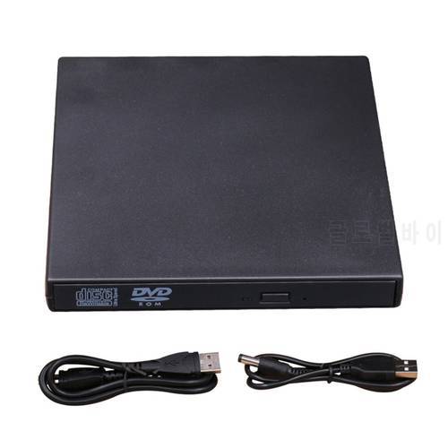 Portable Size Plug & Play External Drive USB 2.0 Burner CD+RW DVD Reader ROM CD Writer Suitable For Mac for Win7/8/10